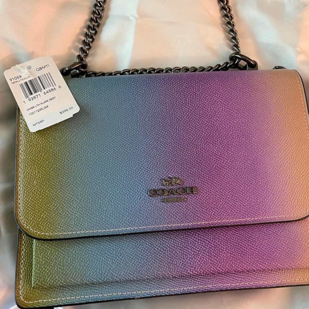 Brand new coach Klare ombré handbag rare and hard to find